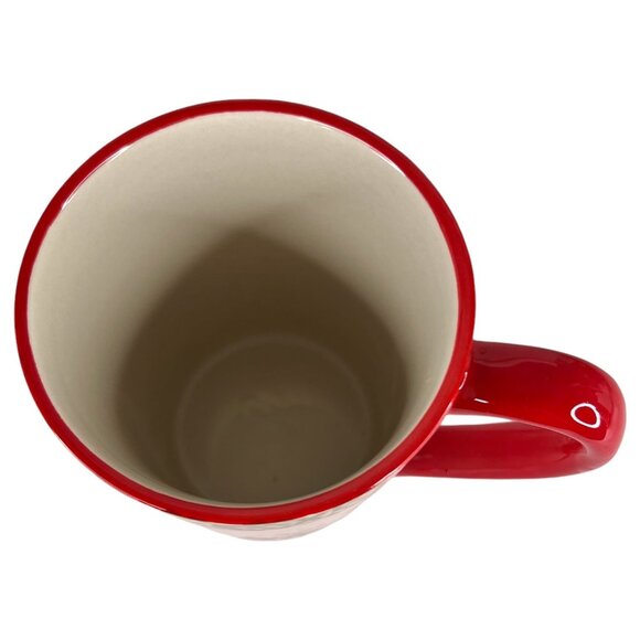 Temptations Holiday Mug And Coaster Set Santa Chef Baking Cookies 16 Oz Xmas New - Picture 7 of 10